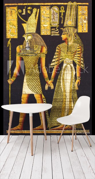 Picture of Black egyptian papyrus